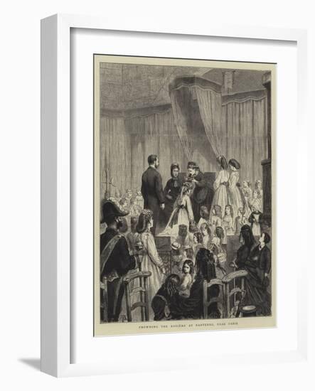 Crowning the Rosiere at Nanterre, Near Paris-null-Framed Giclee Print