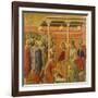 Crowning with Thorns, Detail of Tile from Episodes from Christ's Passion and Resurrection-Duccio Di buoninsegna-Framed Giclee Print