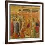 Crowning with Thorns, Detail of Tile from Episodes from Christ's Passion and Resurrection-Duccio Di buoninsegna-Framed Giclee Print