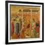Crowning with Thorns, Detail of Tile from Episodes from Christ's Passion and Resurrection-Duccio Di buoninsegna-Framed Giclee Print