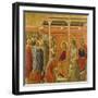 Crowning with Thorns, Detail of Tile from Episodes from Christ's Passion and Resurrection-Duccio Di buoninsegna-Framed Giclee Print