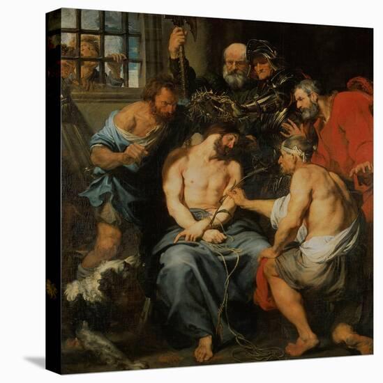 Crowning with Thorns-Sir Anthony Van Dyck-Stretched Canvas