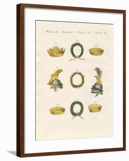 Crowns from the Ancients-null-Framed Giclee Print