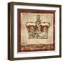 Crowns I-Elizabeth Medley-Framed Art Print