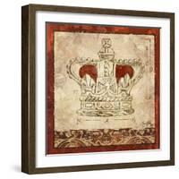 Crowns II-Elizabeth Medley-Framed Art Print