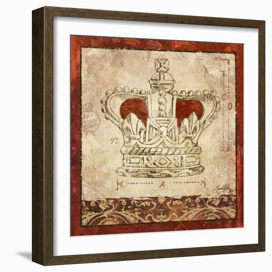 Crowns II-Elizabeth Medley-Framed Art Print