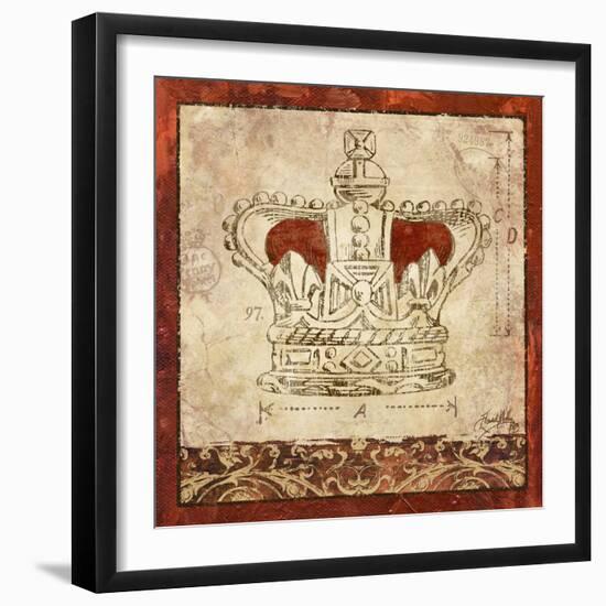 Crowns II-Elizabeth Medley-Framed Art Print