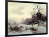 Crows in a Winter Landscape, 1907-Karl Kustner-Framed Giclee Print