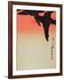 Crows in Flight at Sunrise, 1888-Shibata Zeshin-Framed Giclee Print