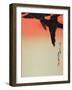 Crows in Flight at Sunrise, 1888-Shibata Zeshin-Framed Giclee Print