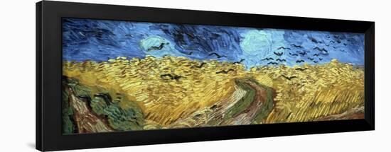 Crows over Wheatfield, 1890-Vincent van Gogh-Framed Premium Giclee Print