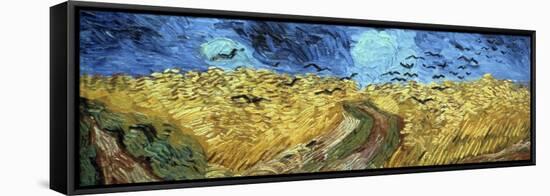 Crows over Wheatfield, 1890-Vincent van Gogh-Framed Stretched Canvas
