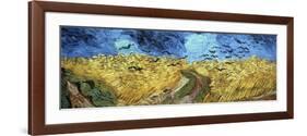 Crows over Wheatfield, 1890-Vincent van Gogh-Framed Giclee Print