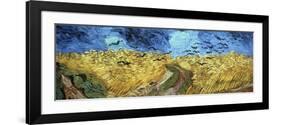 Crows over Wheatfield, 1890-Vincent van Gogh-Framed Giclee Print