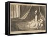 Croyant L'Apercevoir-Honore Daumier-Framed Stretched Canvas