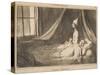 Croyant L'Apercevoir-Honore Daumier-Stretched Canvas