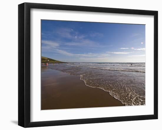 Croyde Bay, North Devon, Devon, England, United Kingdom, Europe-Charles Bowman-Framed Photographic Print