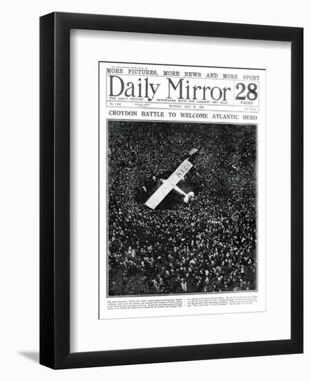 Croydon Battle to Welcome Atlantic Hero-null-Framed Premium Photographic Print