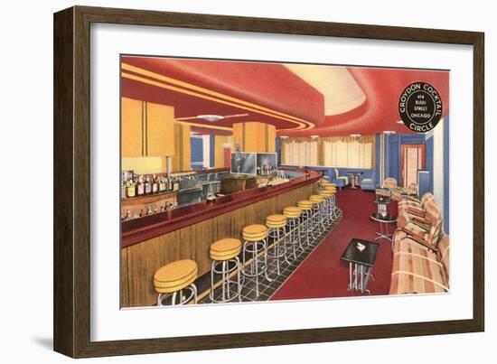 Croydon Cocktail Circle, Chicago, Illinois-null-Framed Art Print