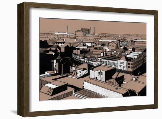 Croydon View, 2016-Matt Bannister-Framed Giclee Print