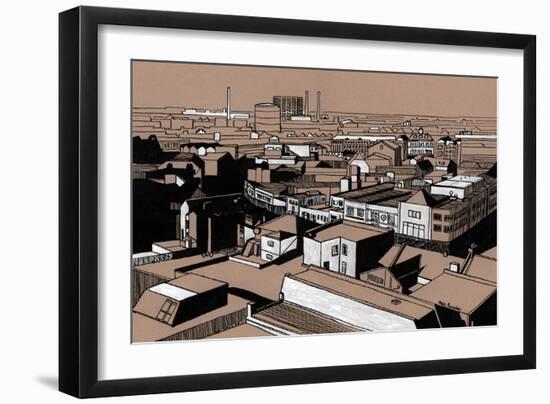 Croydon View, 2016-Matt Bannister-Framed Giclee Print