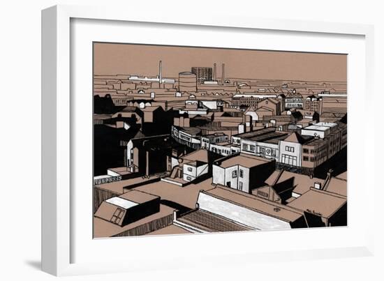 Croydon View, 2016-Matt Bannister-Framed Giclee Print