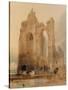 Croyland Abbey, Crowland-John Sell Cotman-Stretched Canvas