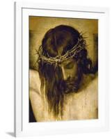 Crucified Christ (Detail of the Head), Cristo Crucificado-Diego Velazquez-Framed Giclee Print