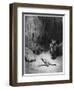 Crucified Man, Illustration from "The Divine Comedy" by Dante Alighieri Paris, Published 1885-Gustave Doré-Framed Giclee Print