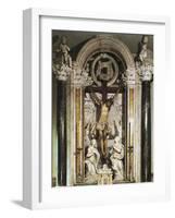 Crucifix Altar from Recco Parish Church-null-Framed Giclee Print