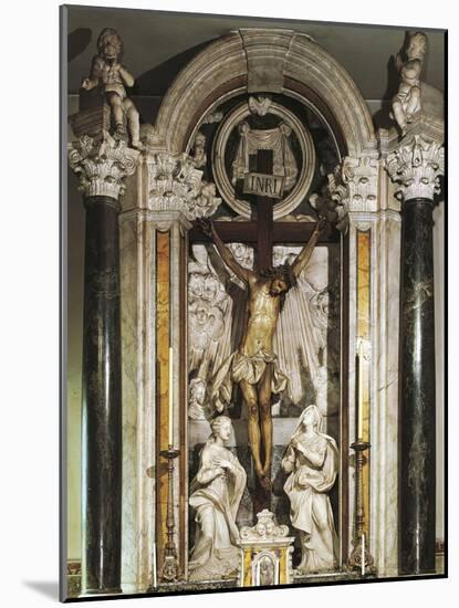 Crucifix Altar from Recco Parish Church-null-Mounted Giclee Print