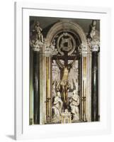 Crucifix Altar from Recco Parish Church-null-Framed Giclee Print