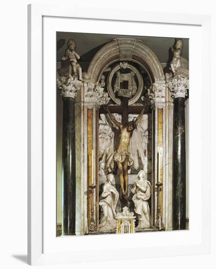 Crucifix Altar from Recco Parish Church-null-Framed Giclee Print