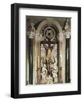 Crucifix Altar from Recco Parish Church-null-Framed Premium Giclee Print