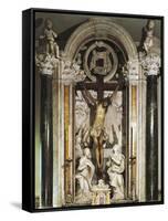 Crucifix Altar from Recco Parish Church-null-Framed Stretched Canvas