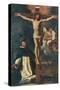 Crucifix and St. Peter Martyr-il Guercino-Stretched Canvas