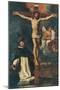 Crucifix and St. Peter Martyr-il Guercino-Mounted Giclee Print