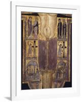 Crucifix, Detail of Central Part, 12th Century-null-Framed Giclee Print