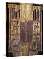 Crucifix, Detail of Central Part, 12th Century-null-Stretched Canvas