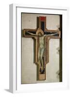 Crucifix from the Chapel of Isotta Degli Atti, circa 1312-Giotto di Bondone-Framed Giclee Print