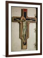 Crucifix from the Chapel of Isotta Degli Atti, circa 1312-Giotto di Bondone-Framed Giclee Print