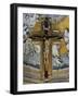 Crucifix in Cathedral of Enna-null-Framed Giclee Print