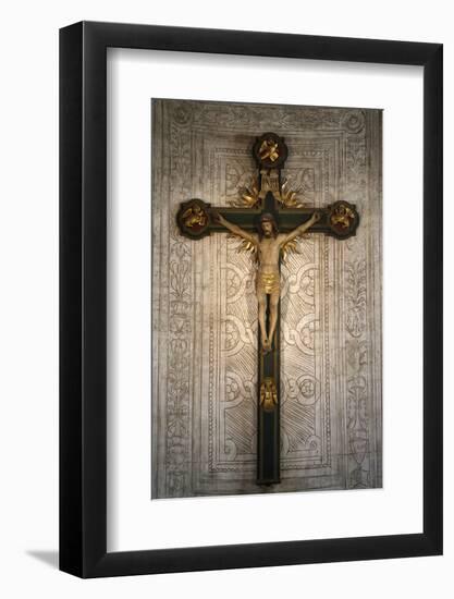 Crucifix in Santa Maria delle Grazie's Basilica, Milan, Lombardy-Godong-Framed Photographic Print