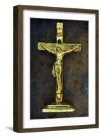 Crucifix Painted Gold-Den Reader-Framed Photographic Print