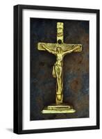 Crucifix Painted Gold-Den Reader-Framed Photographic Print