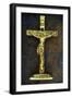 Crucifix Painted Gold-Den Reader-Framed Photographic Print