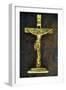 Crucifix Painted Gold-Den Reader-Framed Photographic Print