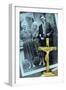 Crucifix Painted Gold-Den Reader-Framed Photographic Print