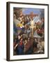 Crucifix with Angels, Circa 1660-Charles Le Brun-Framed Giclee Print