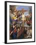 Crucifix with Angels, Circa 1660-Charles Le Brun-Framed Giclee Print